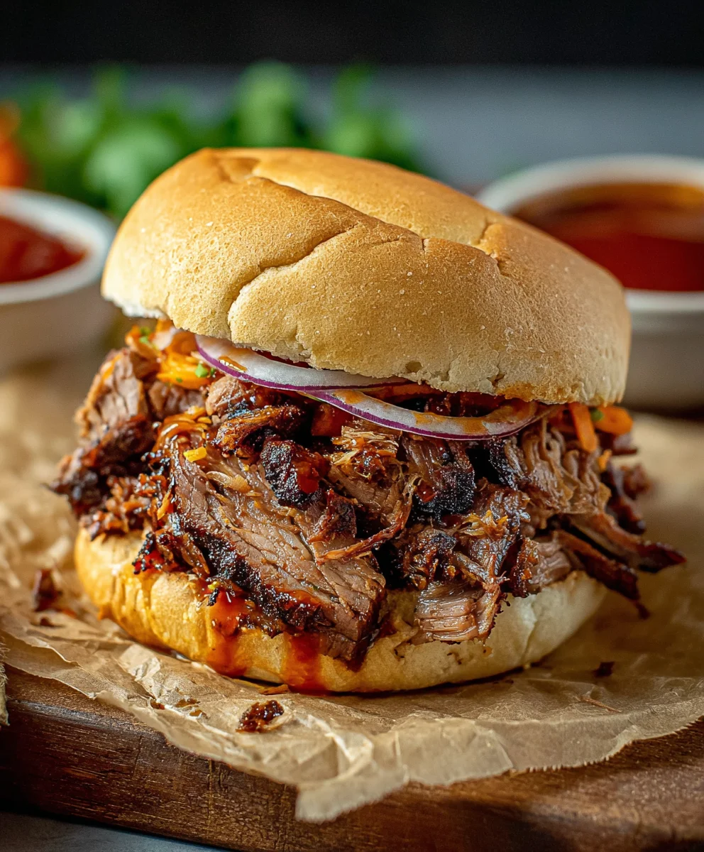 Juicy BBQ Beef Brisket Sandwich Recipe