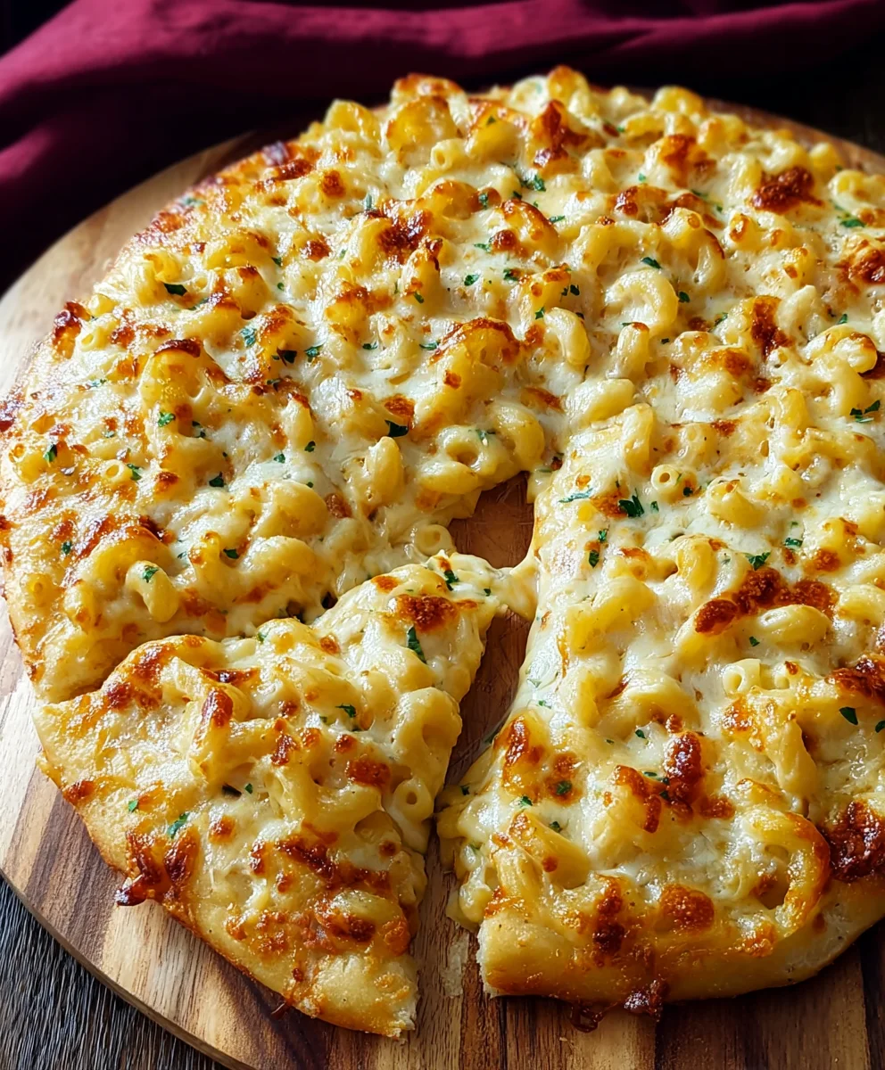 Ultimate Mac & Cheese Pizza-Creamy Comfort Food