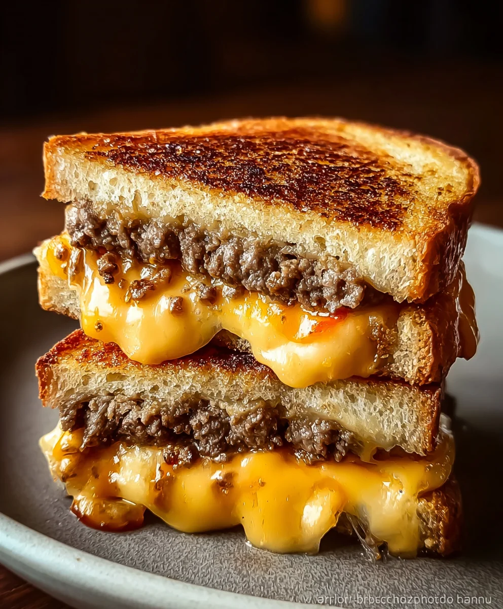 Smash Burger Grilled Cheese-The Ultimate Comfort Food