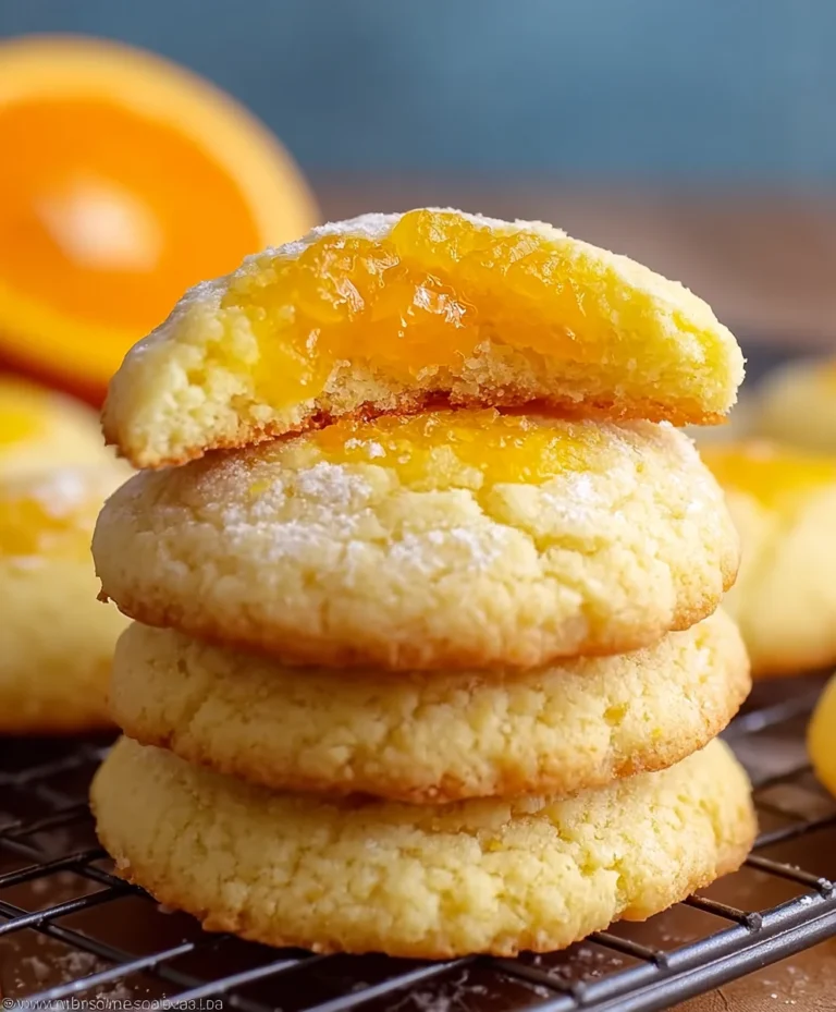 Soft Citrusy Orange Cookies Recipe