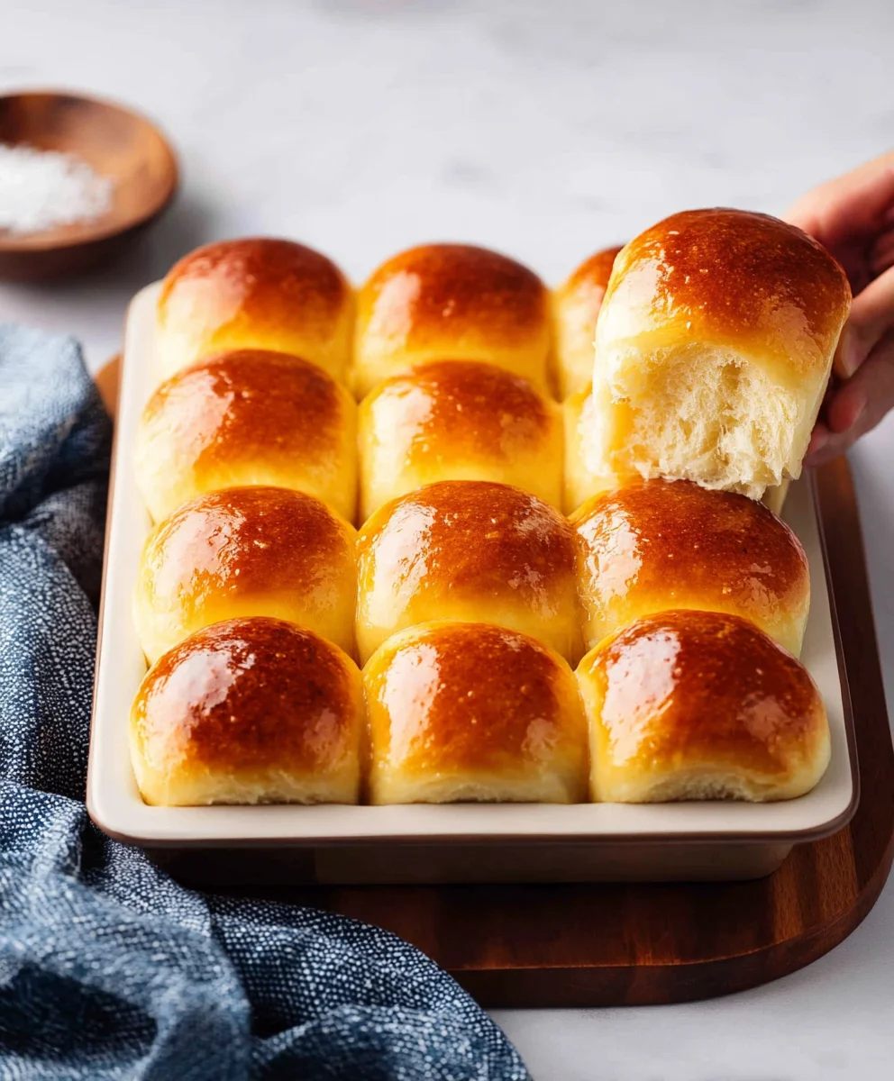 Soft Easy Homemade Dinner Rolls-Quick Baking