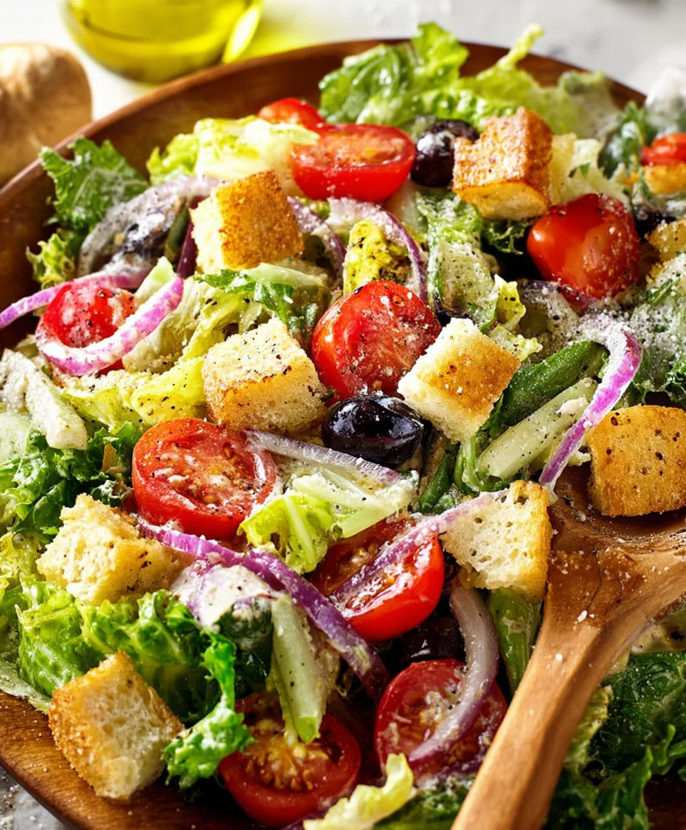 Copycat Olive Garden Salad Recipe- Fresh & Flavorful