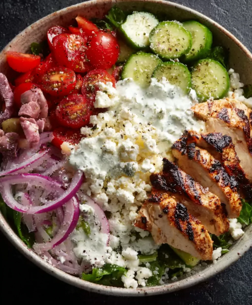 Greek Chicken Bowl Recipe- Easy & Delicious