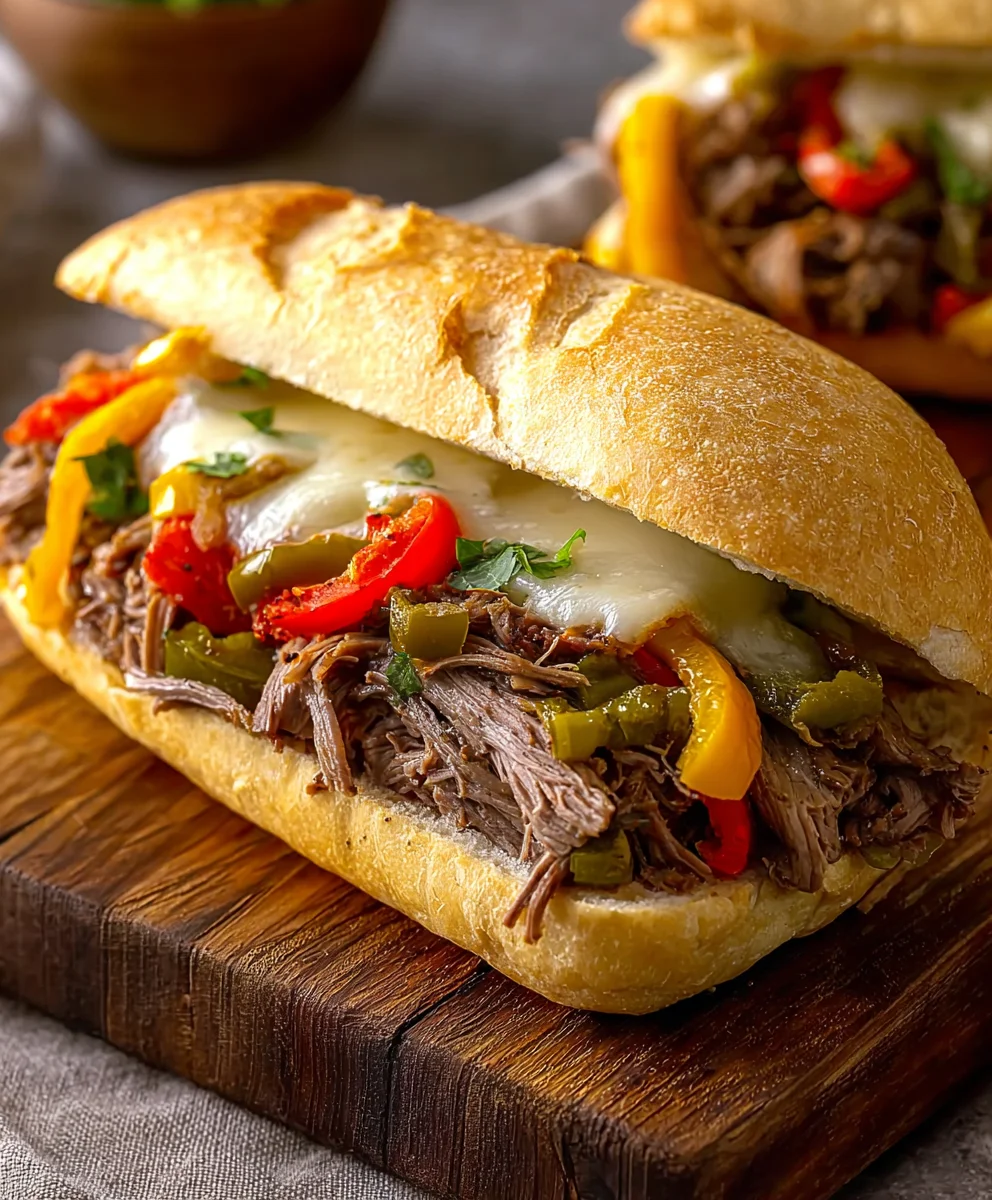 Cheesy Italian Beef Sandwiches - Easy & Delicious Recipe