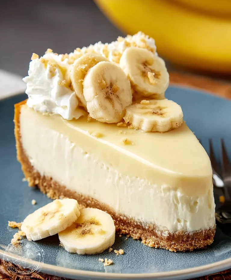 Creamy Banana Cheesecake-The Ultimate Dessert Recipe