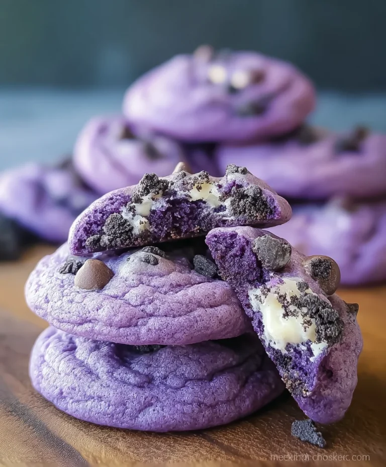 Ube Cookies and Cream Cookies Recipe