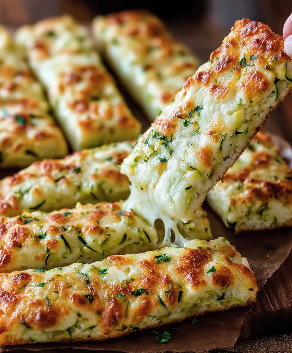 Easy Zucchini Cheese Breadsticks - Delicious & Quick