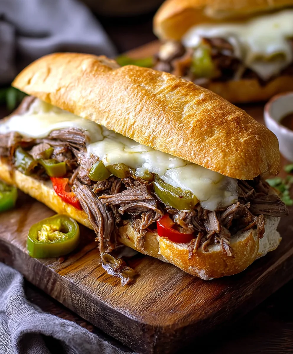 Cheesy Italian Beef Sandwiches - Easy & Delicious Recipe