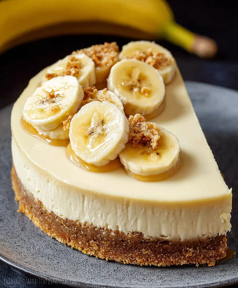 Creamy Banana Cheesecake-The Ultimate Dessert Recipe