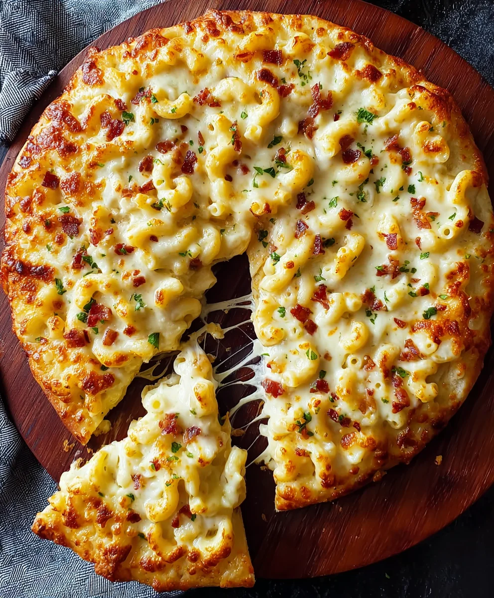 Ultimate Mac & Cheese Pizza-Creamy Comfort Food