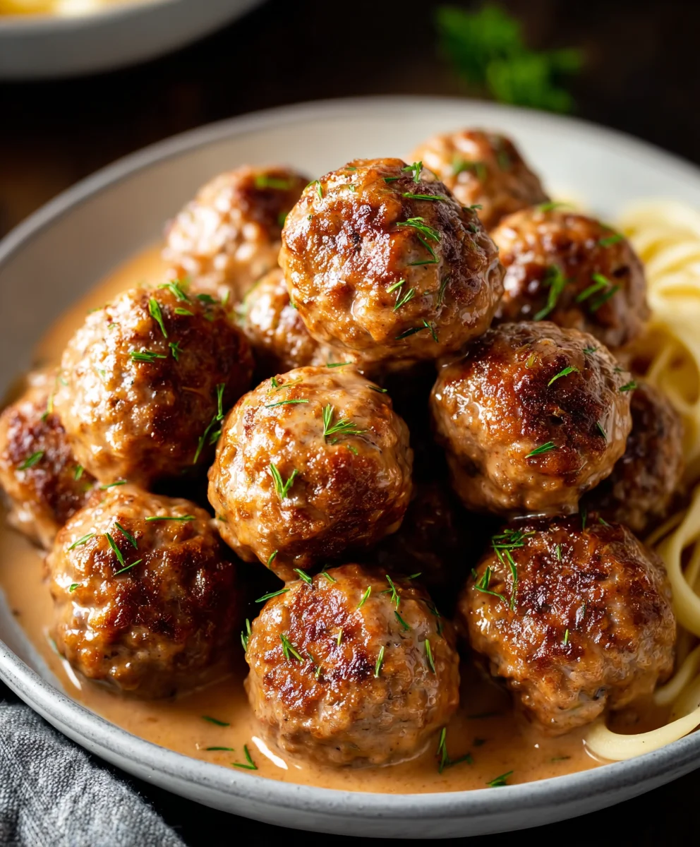 Beef and Apple Meatballs - Sweet Savory Delight