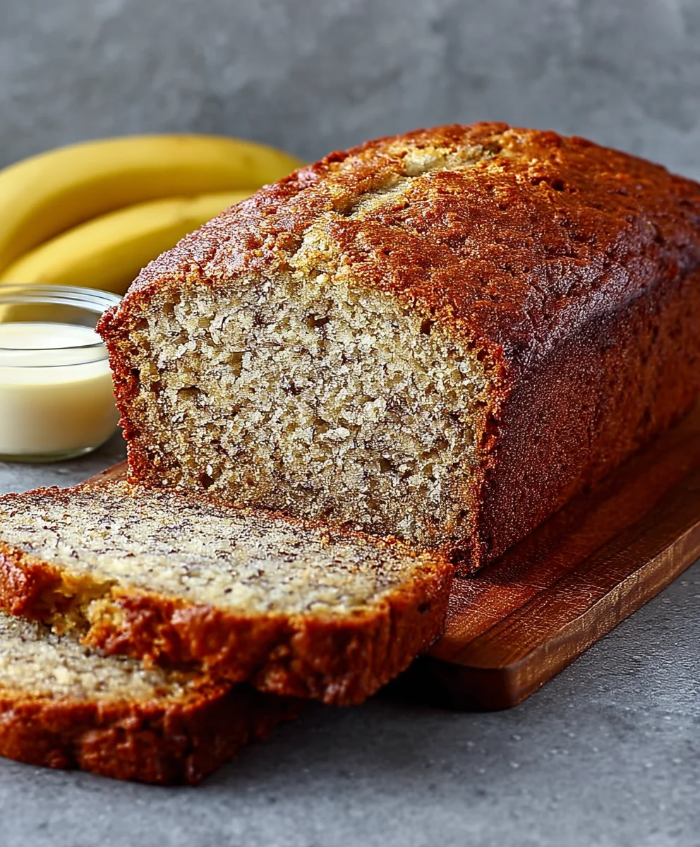Easy Moist Banana Bread - Simple & Delicious Recipe