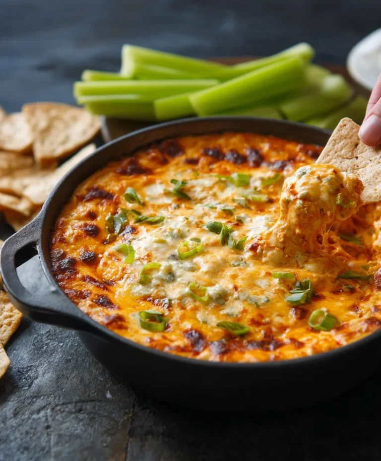 Easy Buffalo Chicken Dip-The Ultimate Party Dip