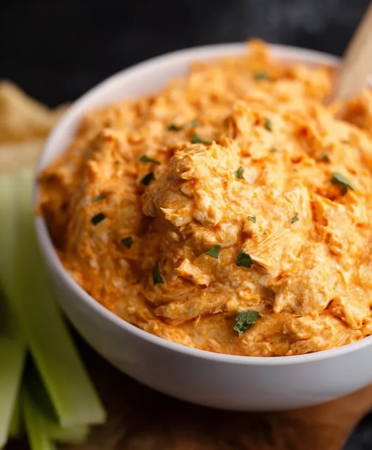 Easy Crockpot Buffalo Chicken Dip – Crowd-Pleaser