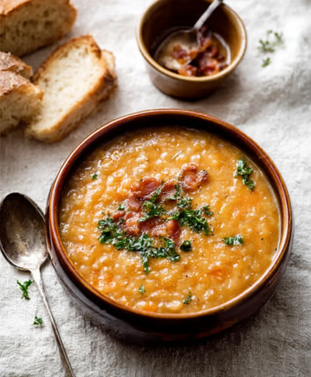Hearty White Bean Soup with Beef Beef Bacon Delight