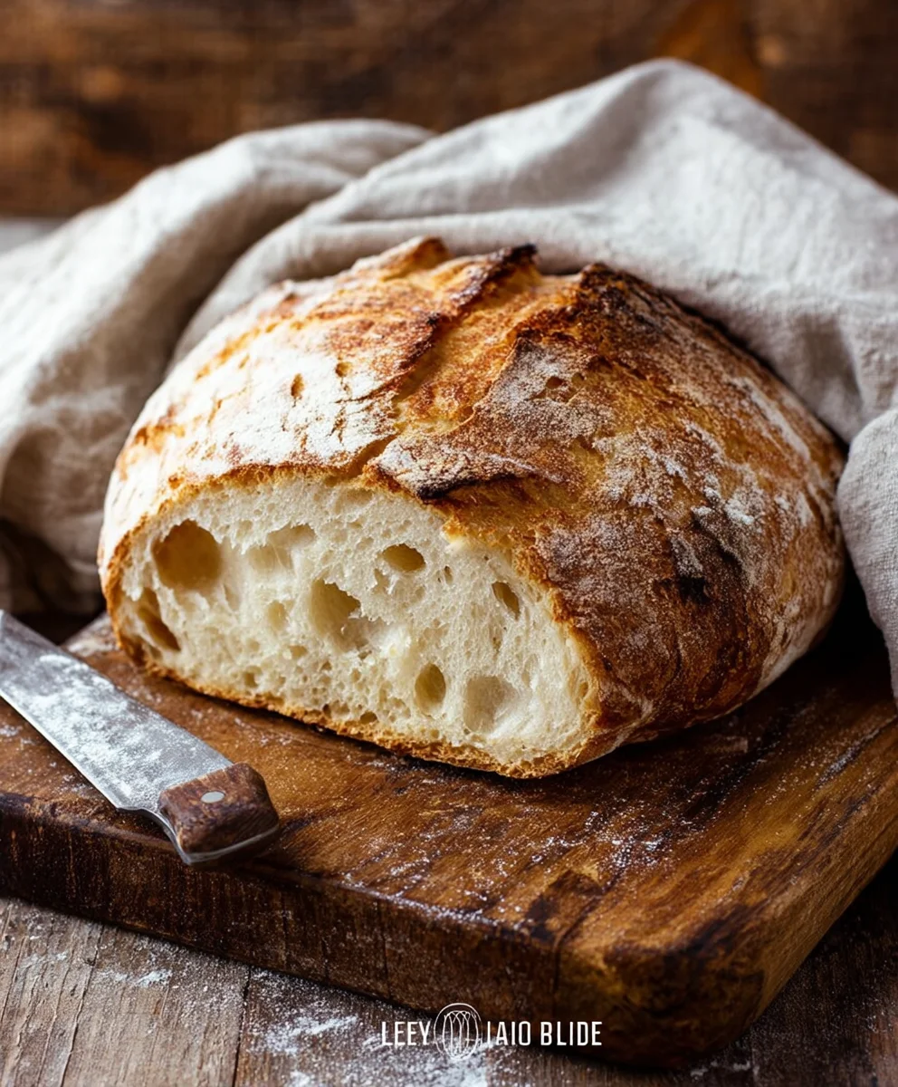 Rustic Bread Recipe-Simple Homemade Bread