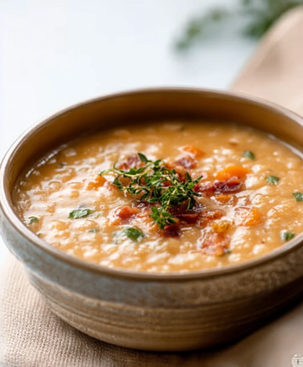 Hearty White Bean Soup with Beef Beef Bacon Delight