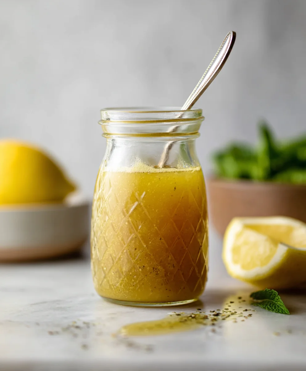 Simple Lemon Vinaigrette Dressing - Easy & Fresh Recipe
