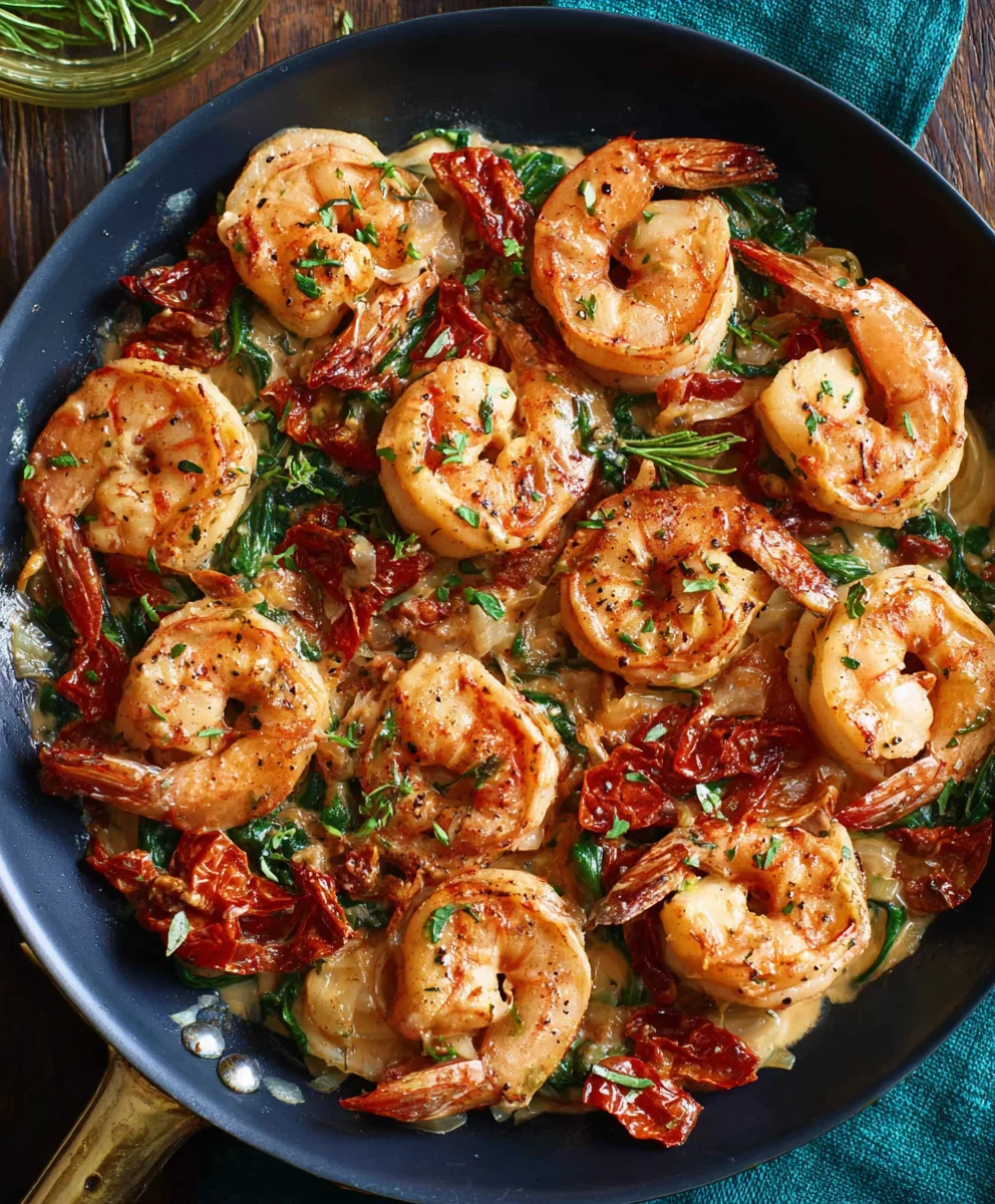 One-Pan Tuscan Shrimp Dinner - Minute Meal