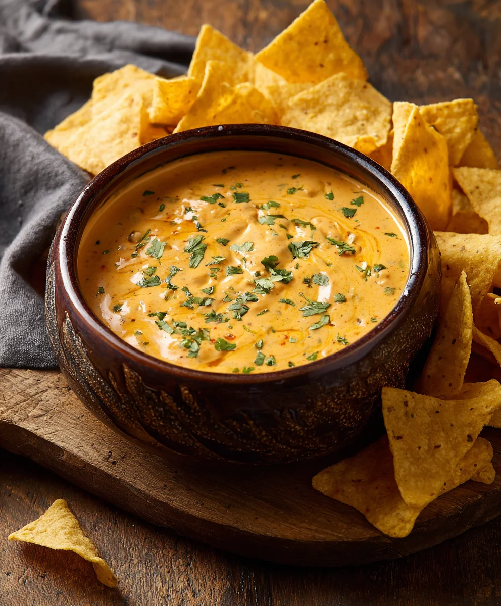 Easy Cowboy Queso Dip Recipe - Creamy Beef & Cheese