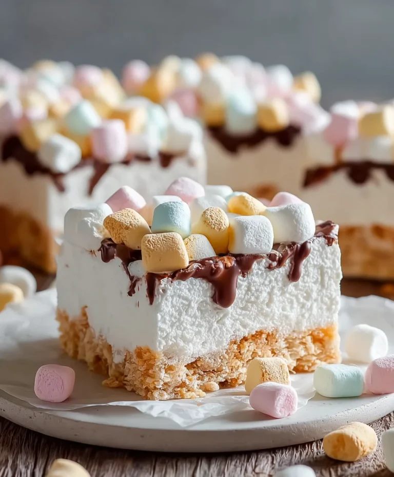 Easy No-Bake Marshmallow Slice Recipe