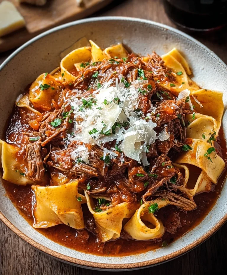Easy Slow Cooker Beef Ragu – Simple Hearty Dinner