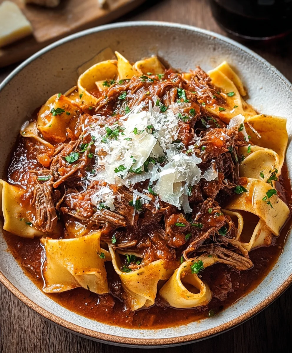 Easy Slow Cooker Beef Ragu - Simple Hearty Dinner
