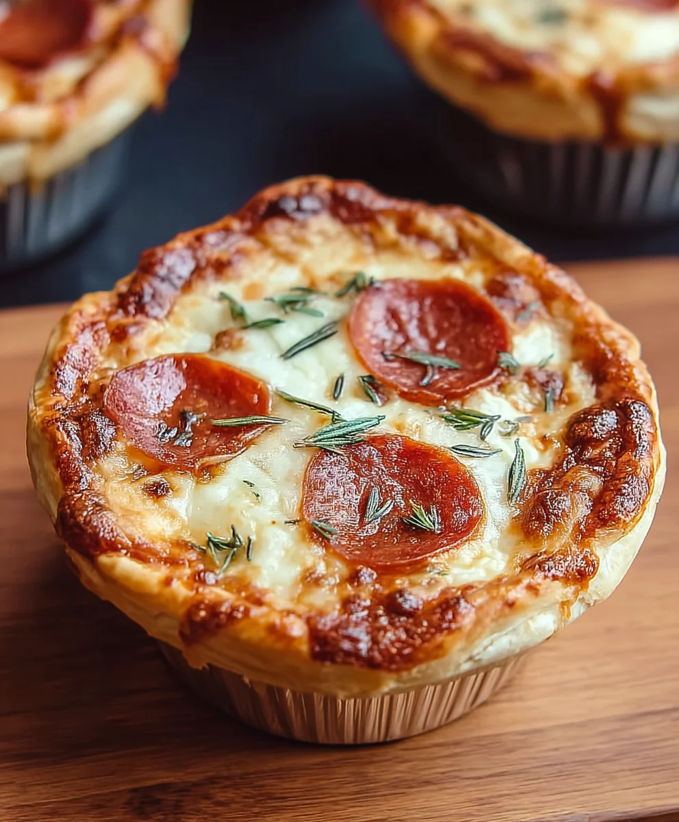 Easy Mini Beef Pizza Pot Pies - Quick Family Dinner