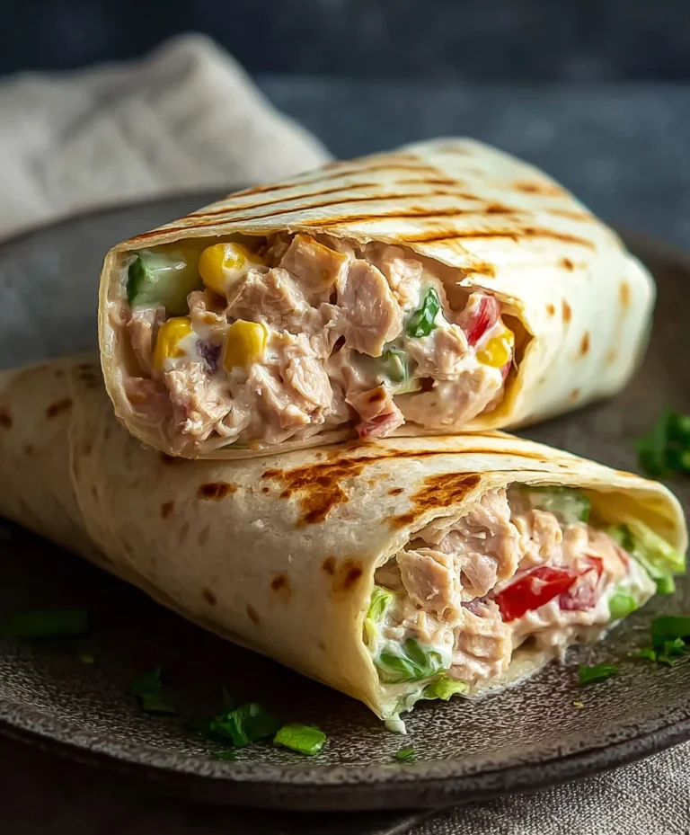 Quick Tuna Melt Wrap Recipe Easy Lunch
