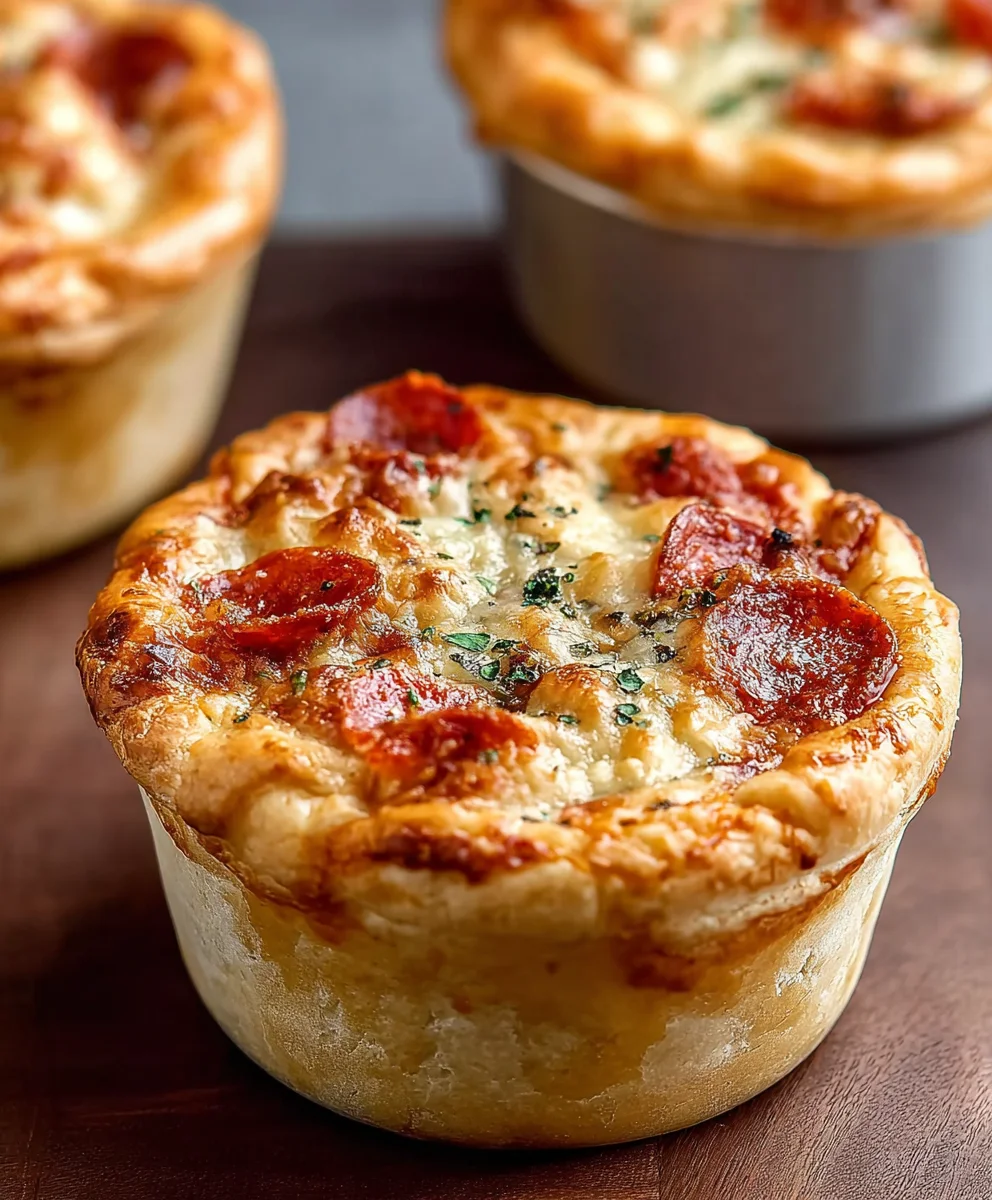 Easy Mini Beef Pizza Pot Pies - Quick Family Dinner