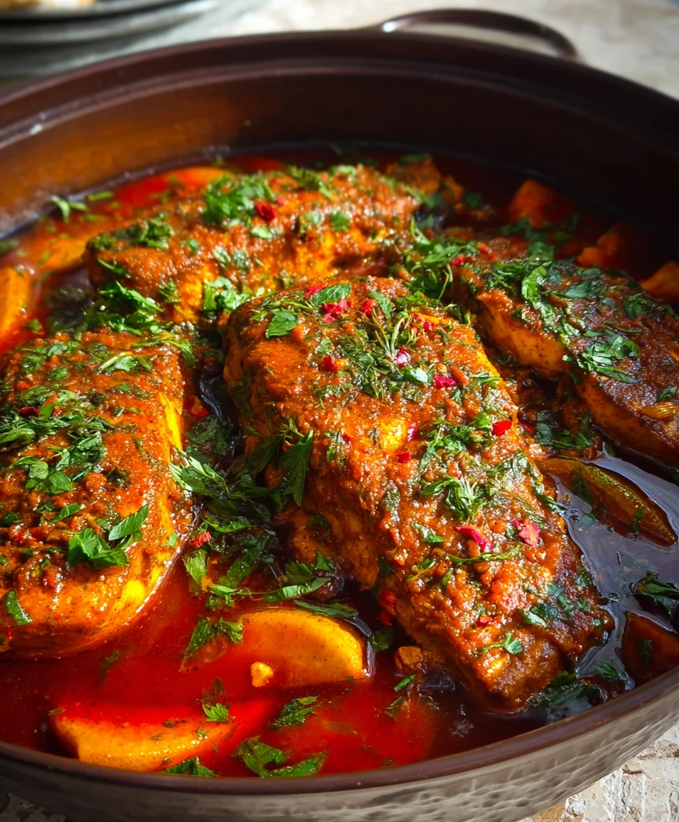 Classic Spicy Moroccan Fish-Rich Sauce Recipe