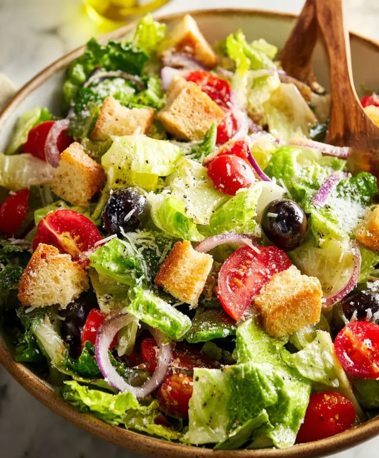 Copycat Olive Garden Salad Recipe- Fresh & Flavorful