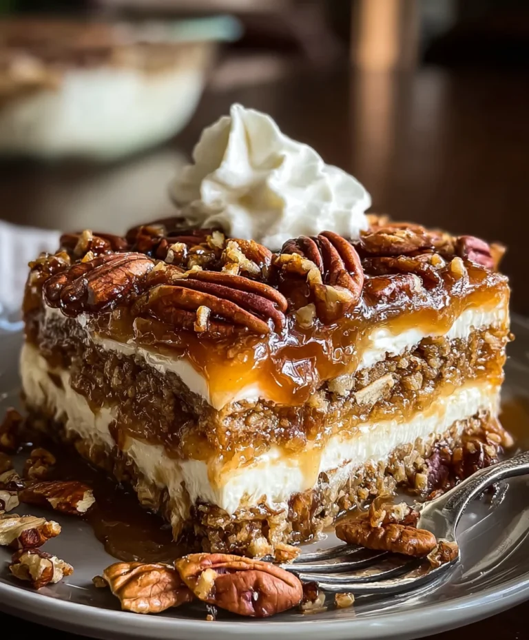 Decadent Pecan Pie Lasagna – Sweet Dessert Delight