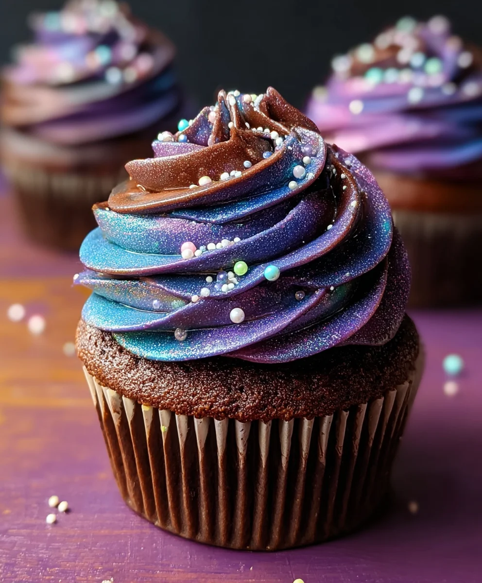Galaxy Cupcakes Recipe- Cosmic Swirls For Any Celebration