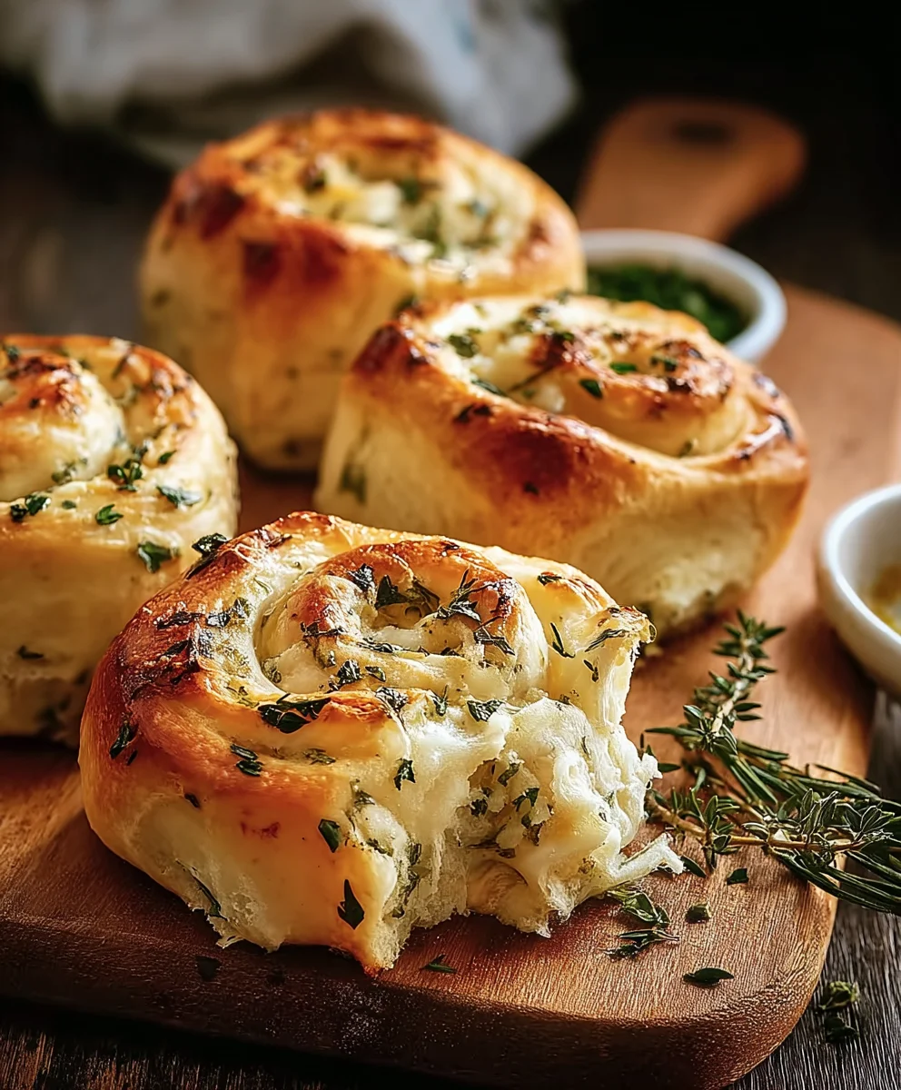 Sourdough Herb Cheese Rolls- Flavorful Easy Homemade