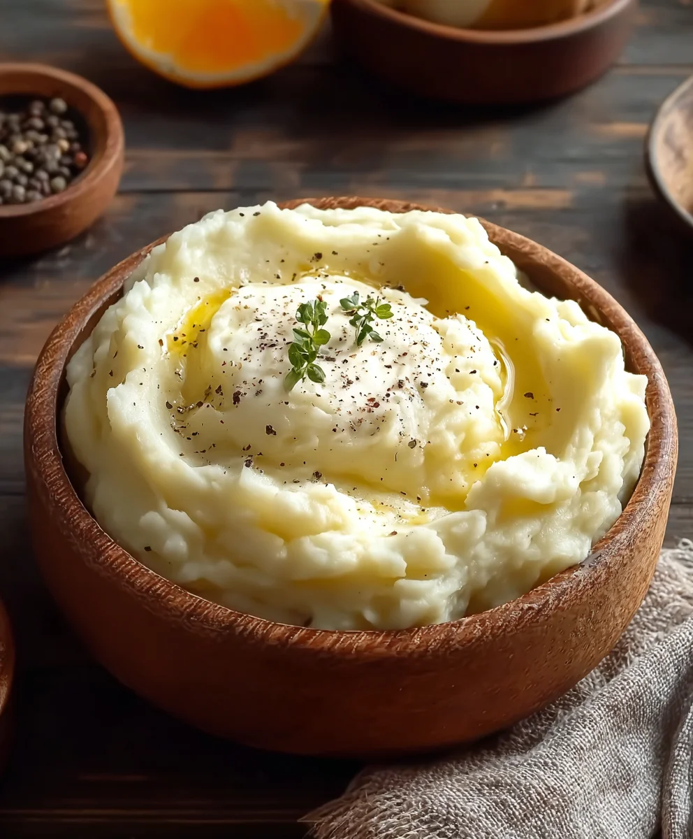 Creamy Mashed Potatoes - Rich & Delicious