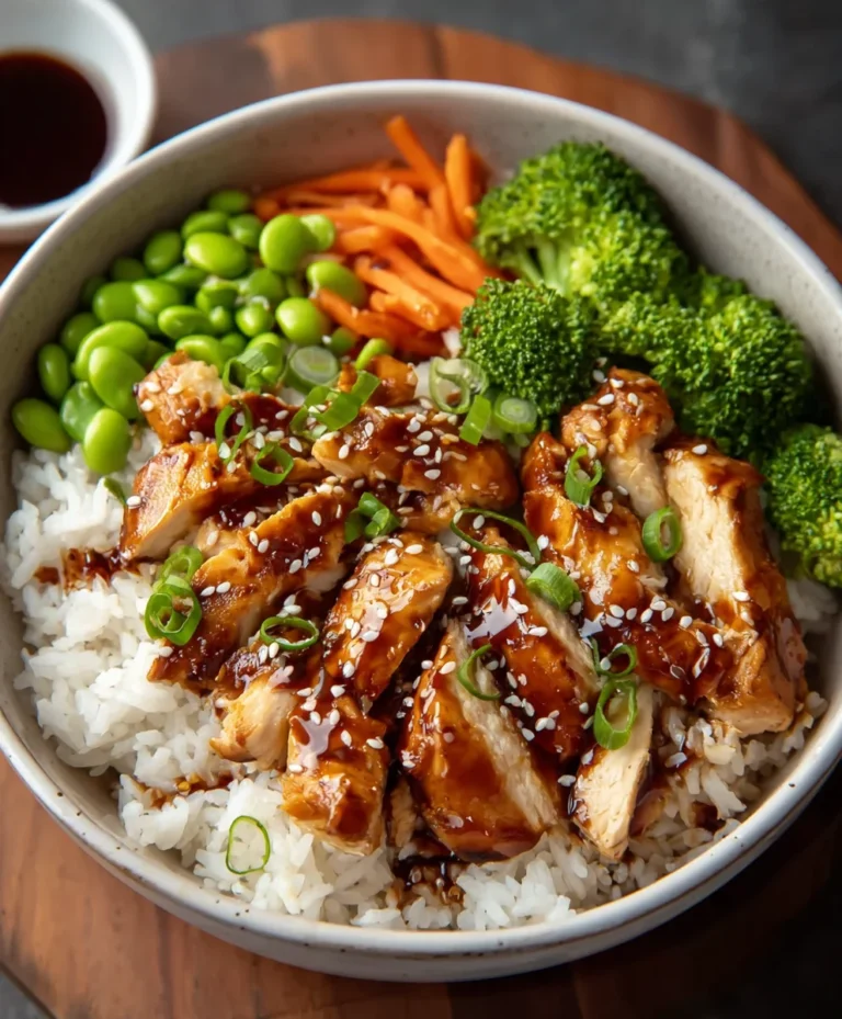 Easy Teriyaki Chicken Rice Bowl Recipe