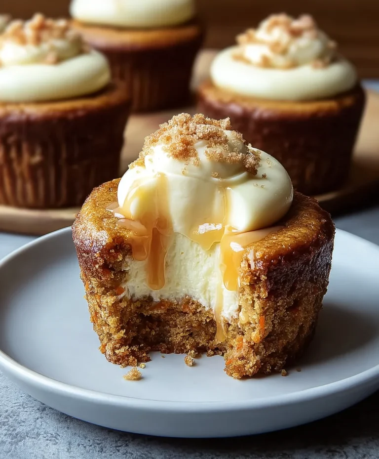 Carrot Cheesecake Cupcakes – Delicious Dessert Delight