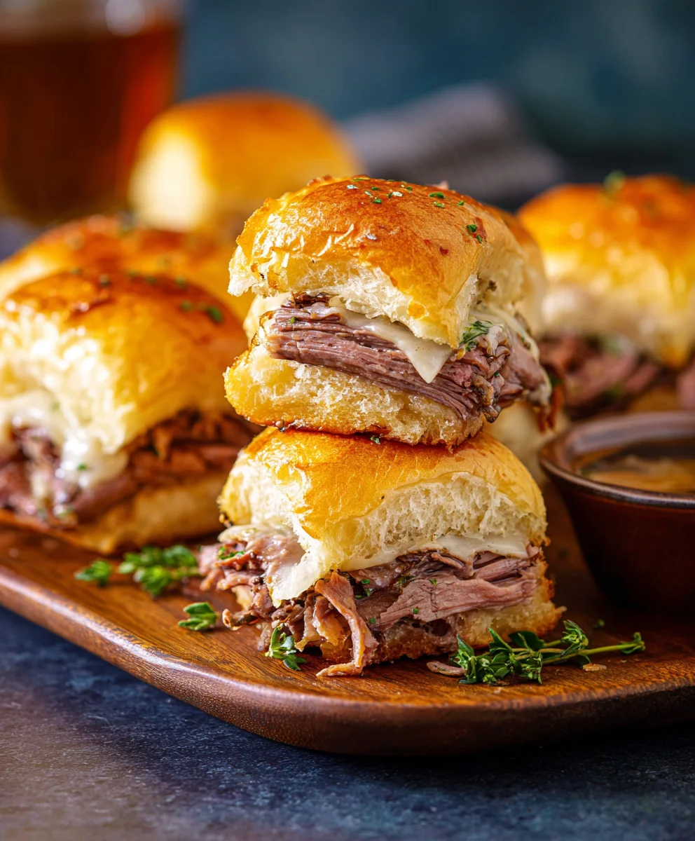Mouthwatering Beef French Dip Sliders Easy Recipe