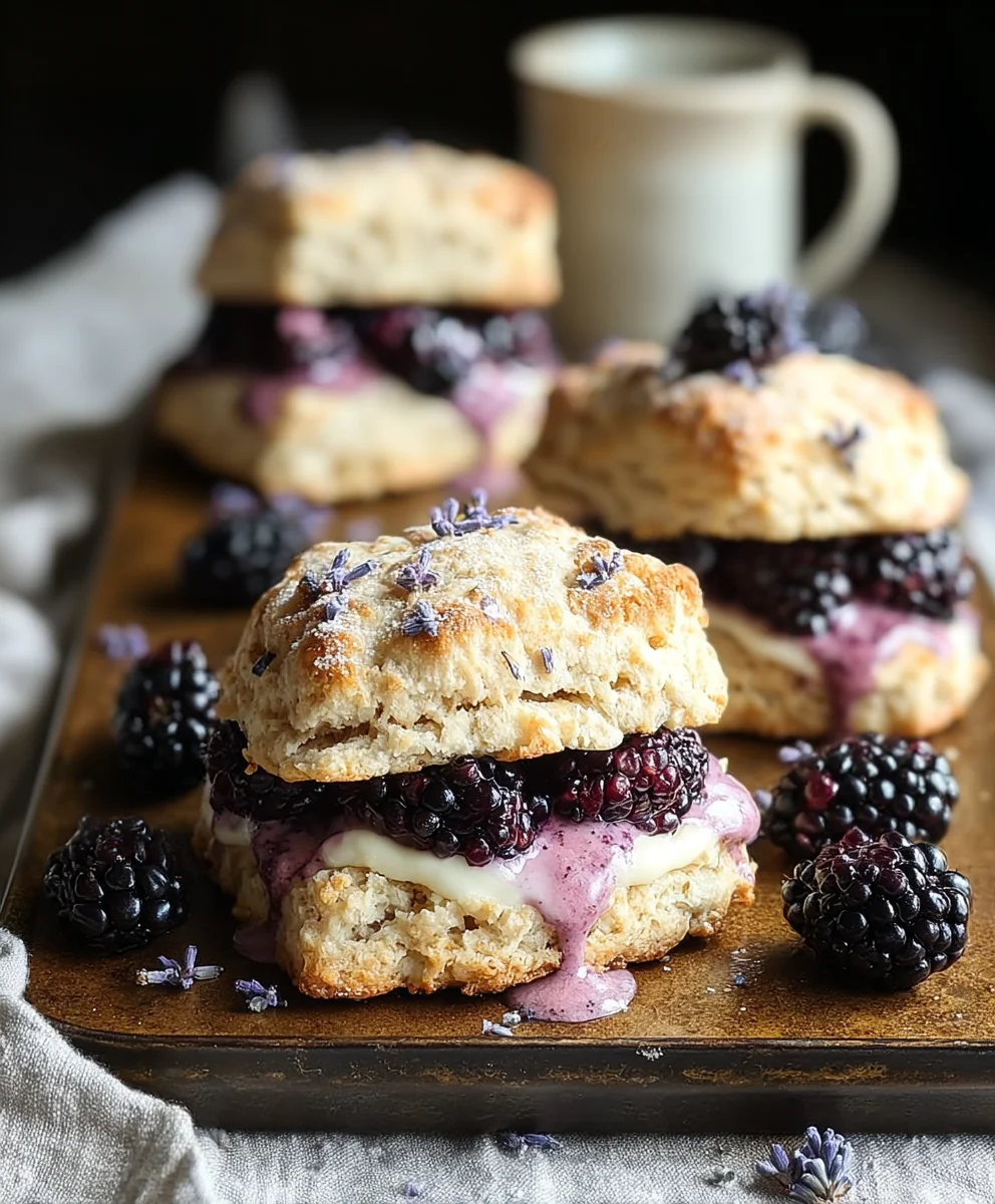 Blackberry Lavender Scones- Easy Flavorful Baking