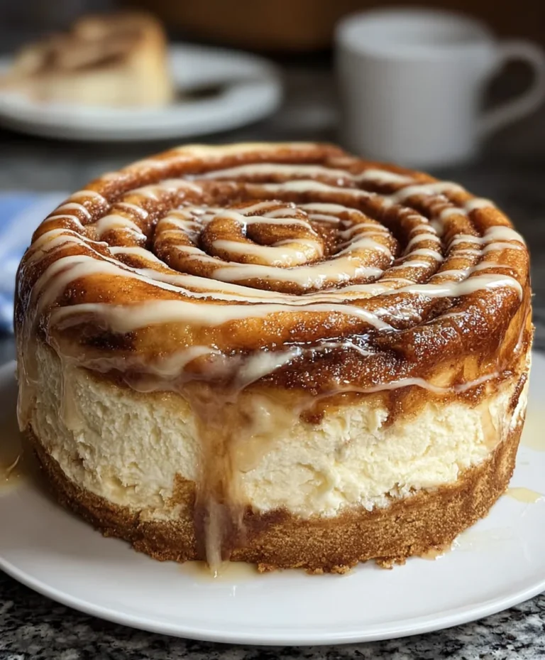 Cinnamon Roll Honeybun Cheesecake Dream