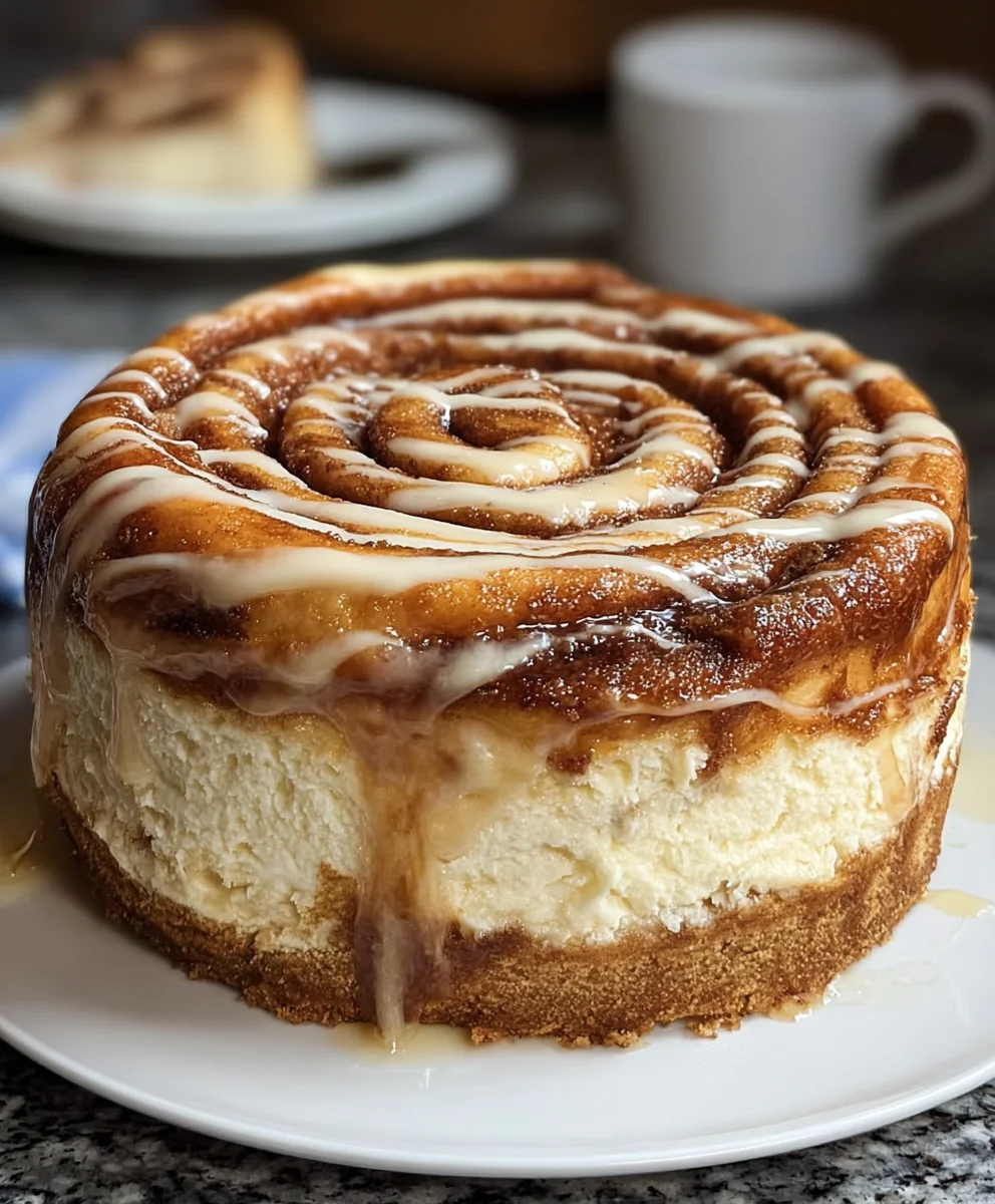 Cinnamon Roll Honeybun Cheesecake Dream