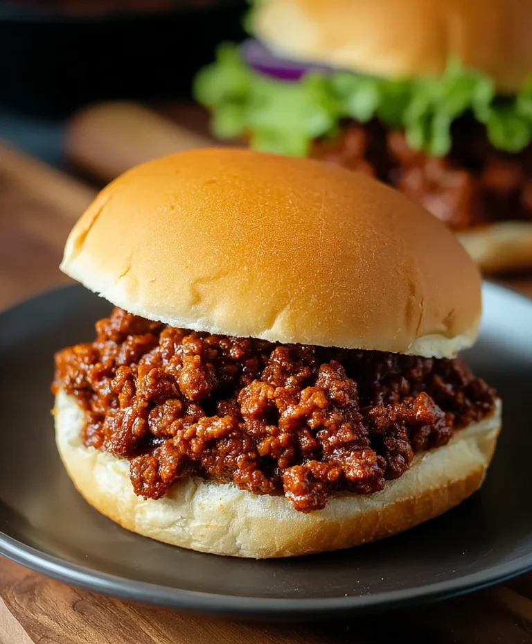 Easy Homemade Beef Sloppy Joes-Quick & Delicious