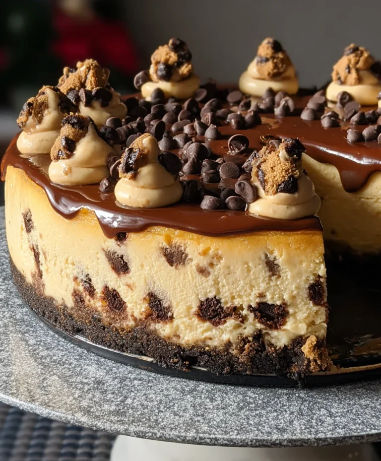 Chocolate Chip Cookie Cheesecake Bliss