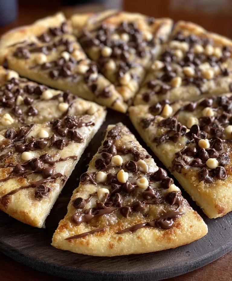 Easy Chocolate Chip Dessert Pizza Recipe – Crowd-Pleaser