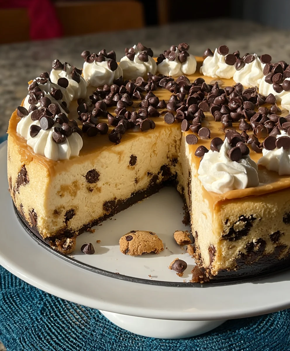 Chocolate Chip Cookie Cheesecake Bliss