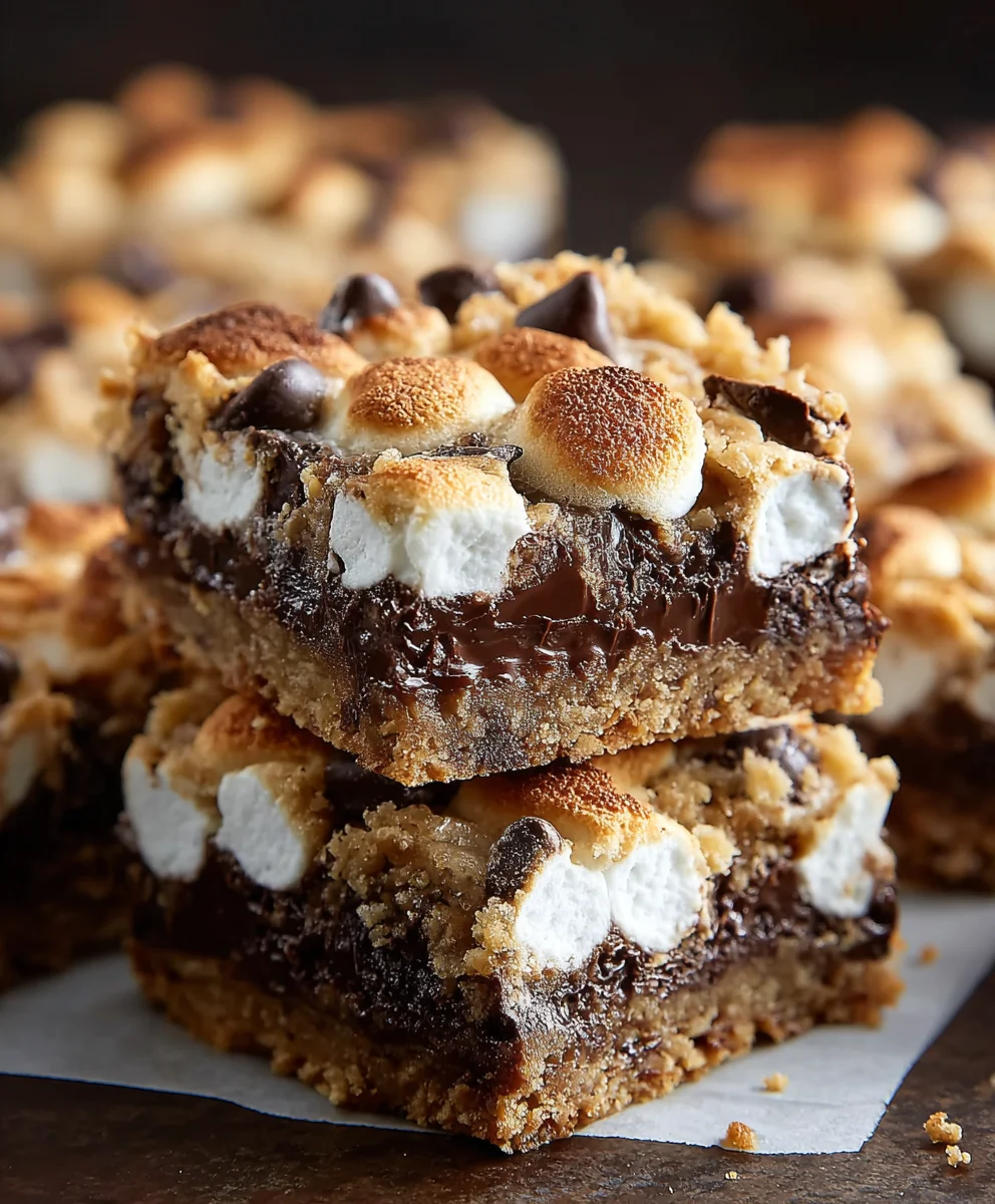 Smores Seven Layer Bars- Easy & Delicious Dessert