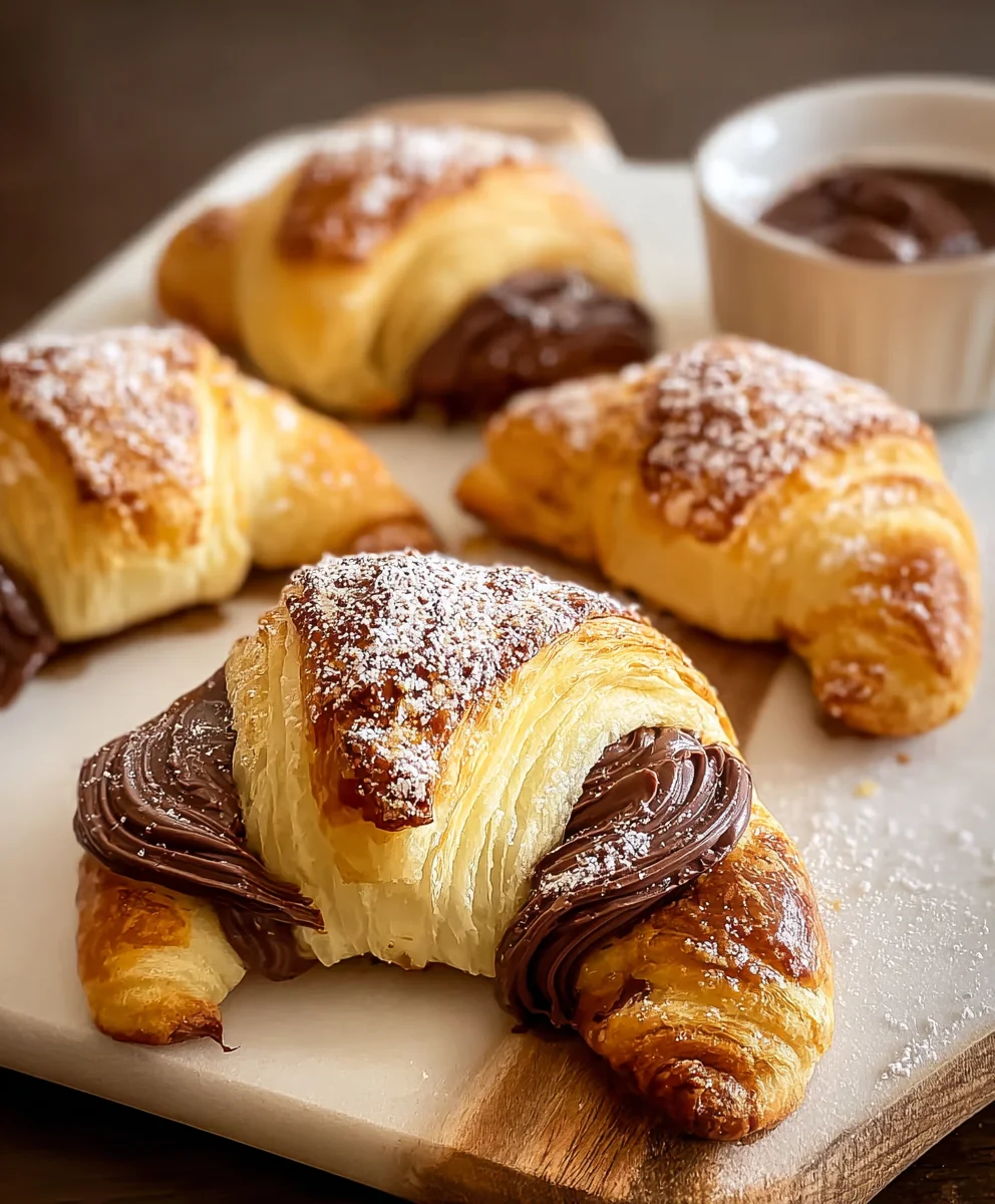 Easy Nutella Crescent Rolls - Decadent Chocolate Pastry
