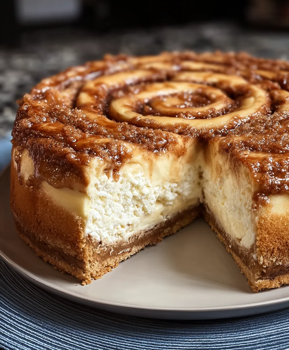 Cinnamon Roll Honeybun Cheesecake Dream