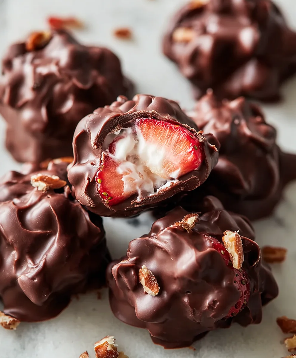 Easy Frozen Chocolate Yogurt Clusters Recipe